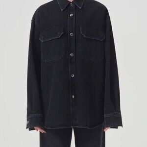 *worn once* AGOLDE Camryn Shirt, size M, color "Crushed"